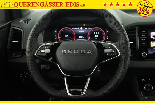 Skoda Karoq Sportline 1.5 TSI DSG Sportline, AHK, Navi, Matrix, Kamera, el. Klappe, 5-J. Garantie 