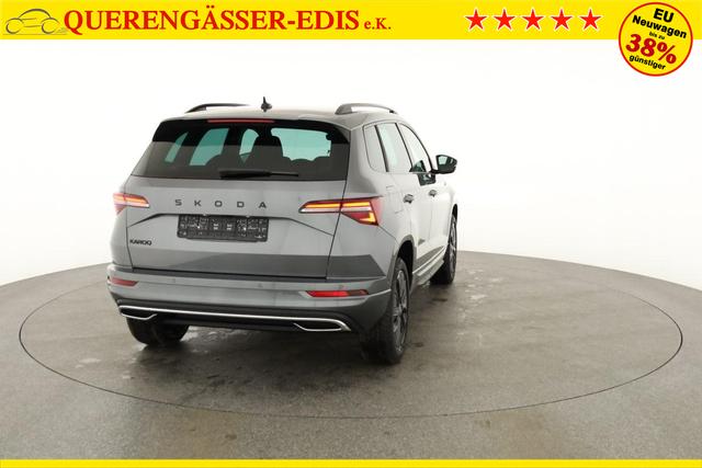 Skoda Karoq Sportline 1.5 TSI DSG Sportline, AHK, Navi, CANTON, Matrix, AreaView, Side, Kamera, el. Klappe, FS-beheizbar 