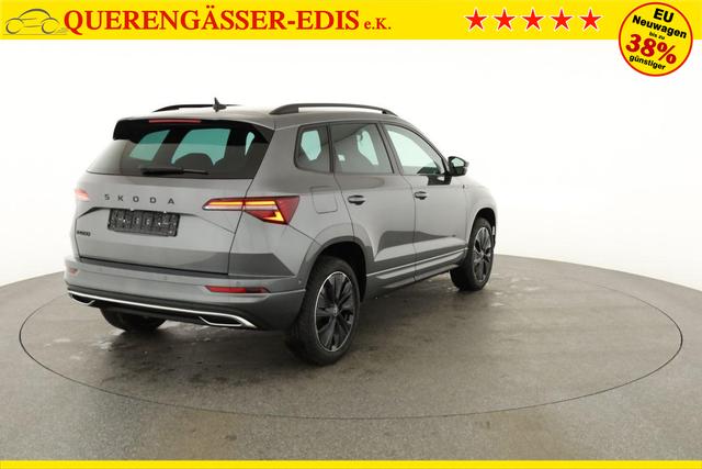 Skoda Karoq Sportline 1.5 TSI DSG Sportline, AHK, Navi, CANTON, Matrix, AreaView, Side, Kamera, el. Klappe, FS-beheizbar 