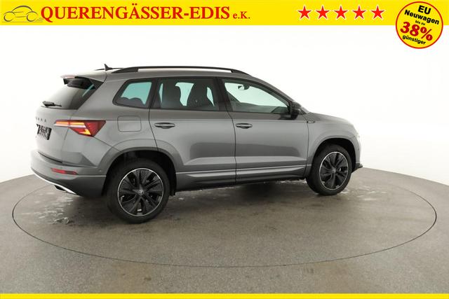 Skoda Karoq Sportline 1.5 TSI DSG Sportline, AHK, Navi, CANTON, Matrix, AreaView, Side, Kamera, el. Klappe, FS-beheizbar 