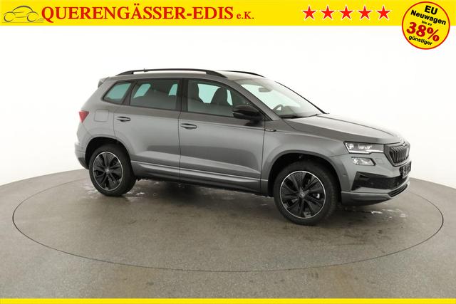 Skoda Karoq Sportline 1.5 TSI DSG Sportline, AHK, Navi, CANTON, Matrix, AreaView, Side, Kamera, el. Klappe, FS-beheizbar 