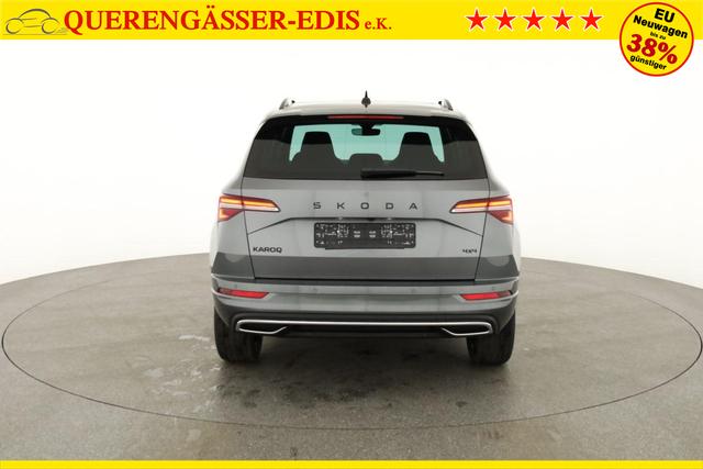 Skoda Karoq Sportline 4x4 2.0 TDI DSG Sportline, Pano, AHK, Navi, Matrix, AreaView, Side, Kamera, el. Klappe, FS-beheizbar, Winter 