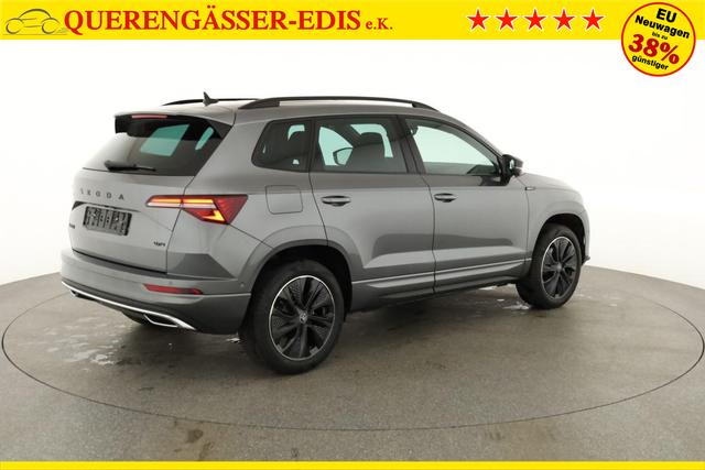 Skoda Karoq Sportline 4x4 2.0 TDI DSG Sportline, Pano, AHK, Navi, Matrix, AreaView, Side, Kamera, el. Klappe, FS-beheizbar, Winter 