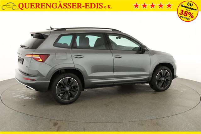 Skoda Karoq Sportline 4x4 2.0 TDI DSG Sportline, Pano, AHK, Navi, Matrix, AreaView, Side, Kamera, el. Klappe, FS-beheizbar, Winter 