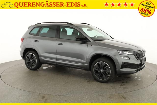 Skoda Karoq Sportline 4x4 2.0 TDI DSG Sportline, Pano, AHK, Navi, Matrix, AreaView, Side, Kamera, el. Klappe, FS-beheizbar, Winter 