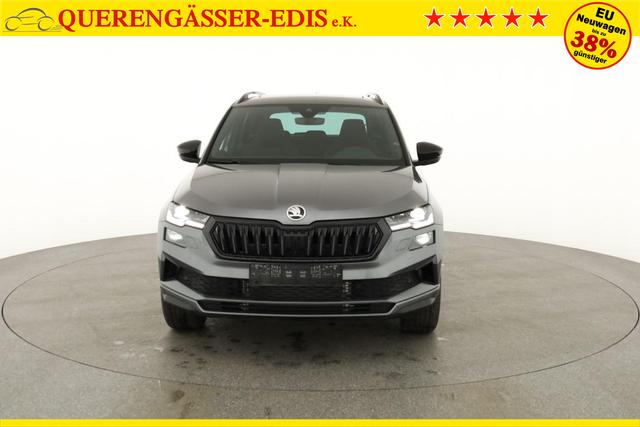 Skoda Karoq Sportline 4x4 2.0 TDI DSG Sportline, Pano, AHK, Navi, Matrix, AreaView, Side, Kamera, el. Klappe, FS-beheizbar, Winter 