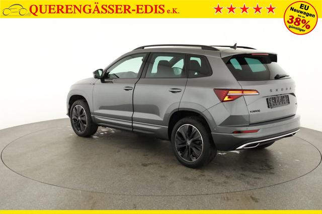 Skoda Karoq Sportline 4x4 2.0 TDI DSG Sportline, Pano, AHK, Navi, Matrix, AreaView, Side, Kamera, el. Klappe, FS-beheizbar, Winter 