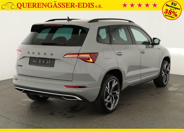 Skoda Karoq Sportline 1.5 TSI DSG Sportline, Pano, AHK, Navi, CANTON, Matrix, AreaView, Side, FS-beheizbar, 19-Zoll 
