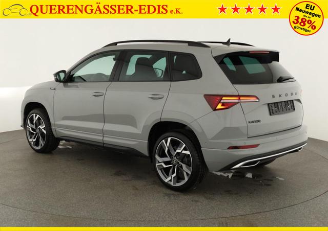 Skoda Karoq Sportline 1.5 TSI DSG Sportline, Pano, AHK, Navi, CANTON, Matrix, AreaView, Side, FS-beheizbar, 19-Zoll 