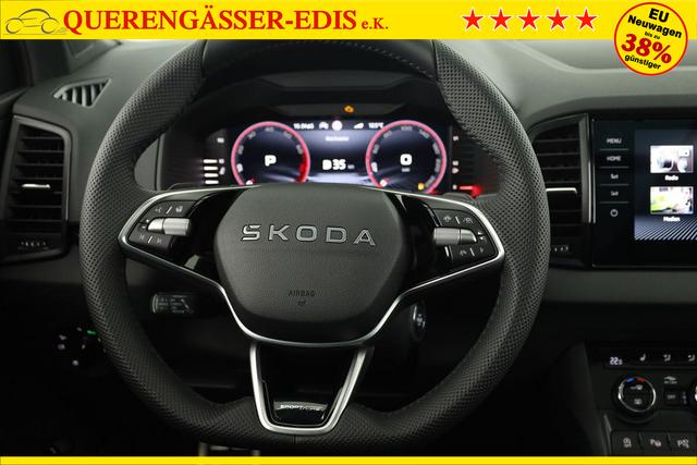 Skoda Karoq Sportline 1.5 TSI DSG Sportline, Pano, AHK, Navi, CANTON, Matrix, AreaView, Side, FS-beheizbar, 19-Zoll 