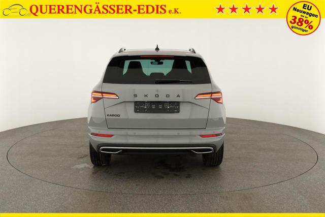 Skoda Karoq Sportline 1.5 TSI DSG Sportline, Pano, AHK, Navi, CANTON, Matrix, AreaView, Side, FS-beheizbar, 19-Zoll 
