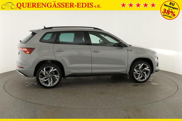 Skoda Karoq Sportline 1.5 TSI DSG Sportline, Pano, AHK, Navi, CANTON, Matrix, AreaView, Side, FS-beheizbar, 19-Zoll 