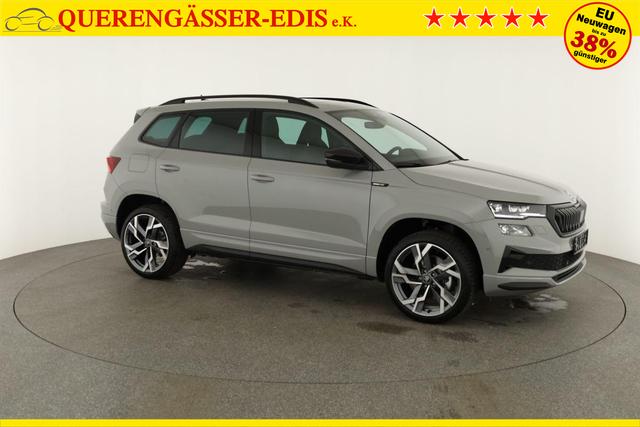 Skoda Karoq Sportline 1.5 TSI DSG Sportline, Pano, AHK, Navi, CANTON, Matrix, AreaView, Side, FS-beheizbar, 19-Zoll 