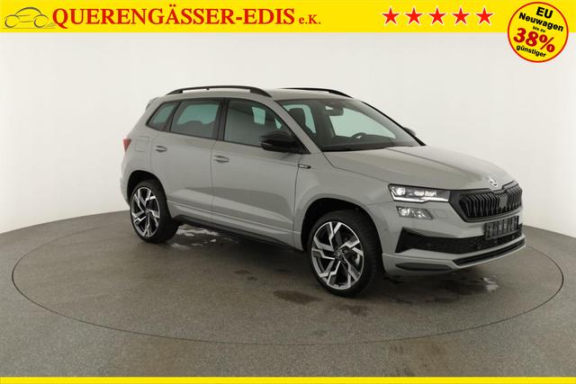 Skoda Karoq Sportline 1.5 TSI DSG Sportline, Pano, AHK, Navi, CANTON, Matrix, AreaView, Side, FS-beheizbar, 19-Zoll 