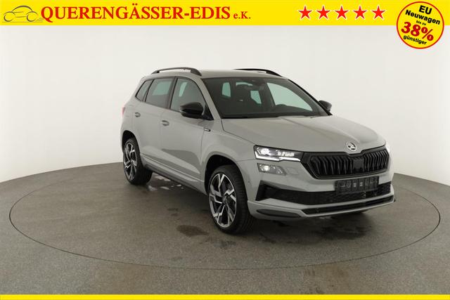 Skoda Karoq Sportline 1.5 TSI DSG Sportline, Pano, AHK, Navi, CANTON, Matrix, AreaView, Side, FS-beheizbar, 19-Zoll 