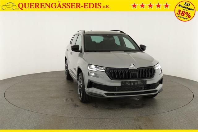 Skoda Karoq Sportline 1.5 TSI DSG Sportline, Pano, AHK, Navi, CANTON, Matrix, AreaView, Side, FS-beheizbar, 19-Zoll 