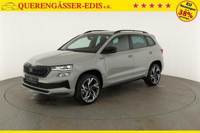 Skoda Karoq Sportline 1.5 TSI DSG Sportline, Pano, AHK, Navi, CANTON, Matrix, AreaView, Side, FS-beheizbar, 19-Zoll 
