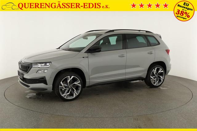 Skoda Karoq Sportline 1.5 TSI DSG Sportline, Pano, AHK, Navi, CANTON, Matrix, AreaView, Side, FS-beheizbar, 19-Zoll 