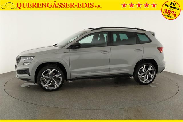 Skoda Karoq Sportline 1.5 TSI DSG Sportline, Pano, AHK, Navi, CANTON, Matrix, AreaView, Side, FS-beheizbar, 19-Zoll 