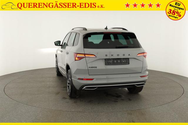 Skoda Karoq Sportline 1.5 TSI DSG Sportline, Pano, AHK, Navi, CANTON, Matrix, AreaView, Side, FS-beheizbar, 19-Zoll 