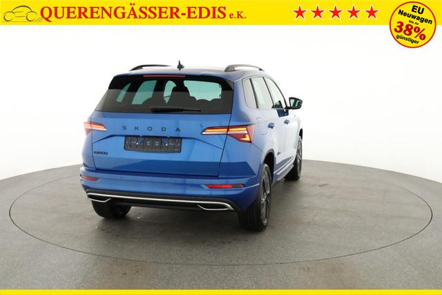 Skoda Karoq Sportline 1.5 TSI DSG Sportline, Pano, AHK, Navi, CANTON, Matrix, AreaView, Side, FS-beheizbar 