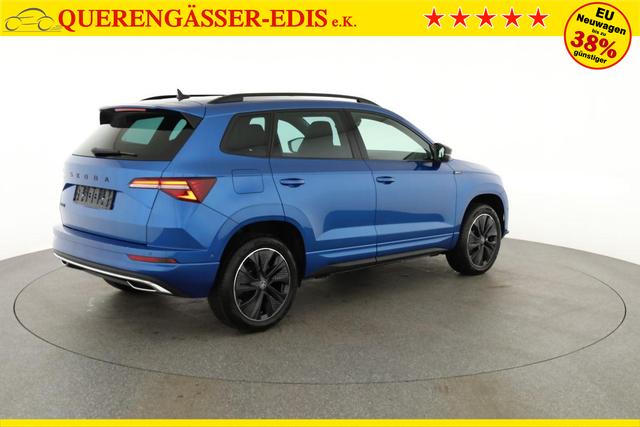 Skoda Karoq Sportline 1.5 TSI DSG Sportline, Pano, AHK, Navi, CANTON, Matrix, AreaView, Side, FS-beheizbar 