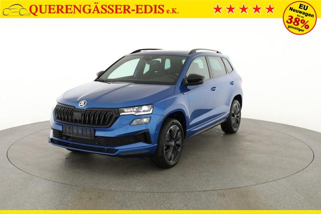 Skoda Karoq Sportline 1.5 TSI DSG Sportline, Pano, AHK, Navi, CANTON, Matrix, AreaView, Side, FS-beheizbar 