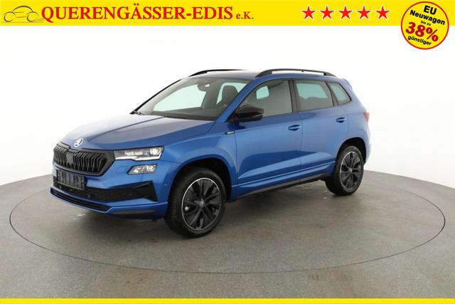 Skoda Karoq Sportline 1.5 TSI DSG Sportline, Pano, AHK, Navi, CANTON, Matrix, AreaView, Side, FS-beheizbar 