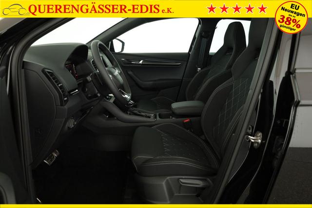 Skoda Karoq Sportline 1.5 TSI DSG Sportline, Pano, AHK, Navi, Matrix, AreaView, Side, FS-beheizbar, Winter, 19-Zoll 