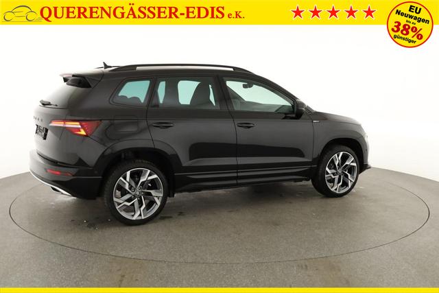 Skoda Karoq Sportline 1.5 TSI DSG Sportline, Pano, AHK, Navi, Matrix, AreaView, Side, FS-beheizbar, Winter, 19-Zoll 