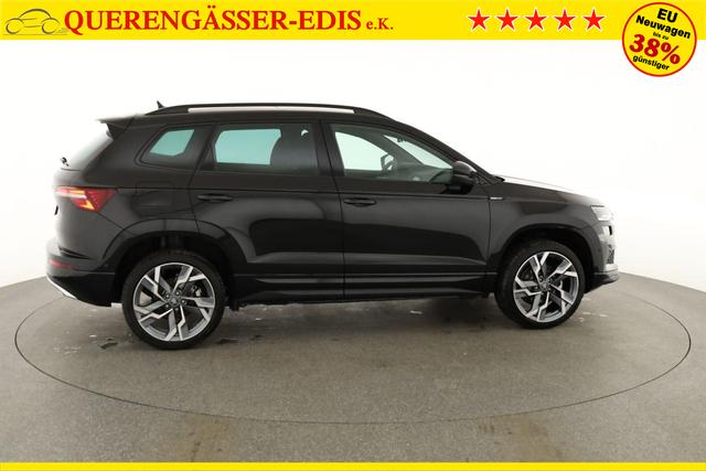 Skoda Karoq Sportline 1.5 TSI DSG Sportline, Pano, AHK, Navi, Matrix, AreaView, Side, FS-beheizbar, Winter, 19-Zoll 