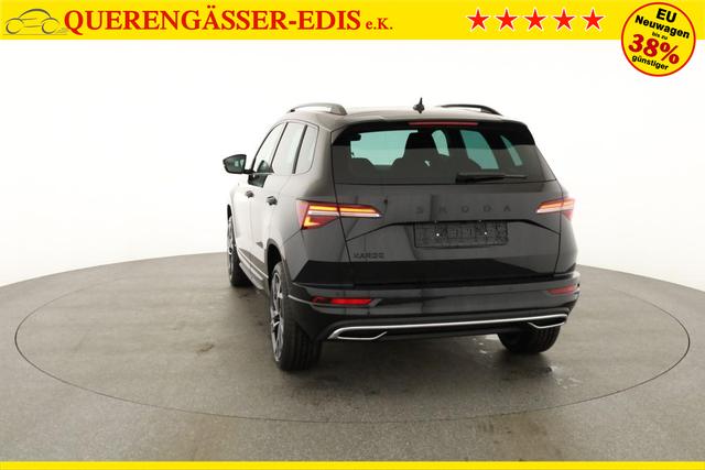 Skoda Karoq Sportline 1.5 TSI DSG Sportline, Pano, AHK, Navi, Matrix, AreaView, Side, FS-beheizbar, Winter, 19-Zoll 