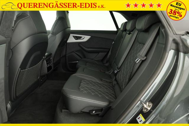 Audi Q8 50 TDI quattro qu S-LINE, Standheizung, HuD, Luft, Pano, B&O, 23-Zoll, AHK, Leder, AreaView, Optik schwarz 