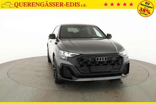 Audi Q8 50 TDI quattro qu S-LINE, Standheizung, HuD, Luft, Pano, B&O, 23-Zoll, AHK, Leder, AreaView, Optik schwarz 