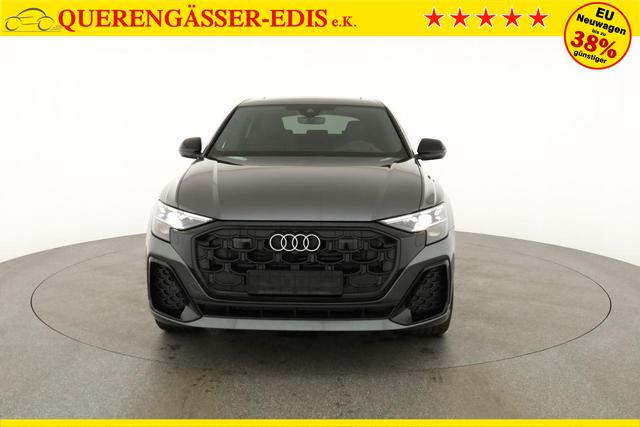 Audi Q8 50 TDI quattro qu S-LINE, Standheizung, HuD, Luft, Pano, B&O, 23-Zoll, AHK, Leder, AreaView, Optik schwarz 