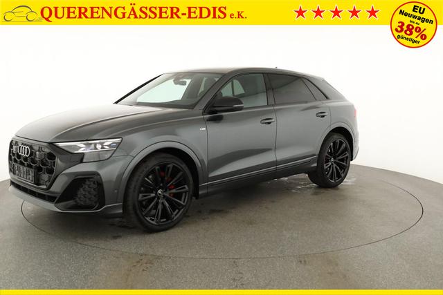 Audi Q8 50 TDI quattro qu S-LINE, Standheizung, HuD, Luft, Pano, B&O, 23-Zoll, AHK, Leder, AreaView, Optik schwarz 