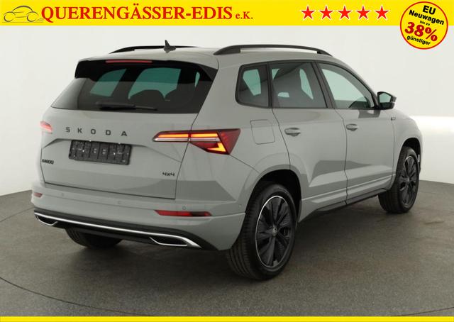 Skoda Karoq Sportline 4x4 2.0 TDI DSG Sportline, Pano, AHK, Navi, Matrix, AreaView, Side, Kamera, el. Klappe, FS-beheizbar, Winter 