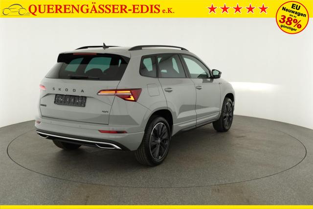 Skoda Karoq Sportline 4x4 2.0 TDI DSG Sportline, Pano, AHK, Navi, Matrix, AreaView, Side, Kamera, el. Klappe, FS-beheizbar, Winter 
