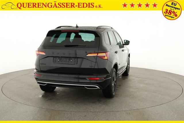 Skoda Karoq Sportline 4x4 2.0 TDI DSG Sportline, Pano, AHK, Navi, Matrix, AreaView, Side, Kamera, el. Klappe, FS-beheizbar, Winter 