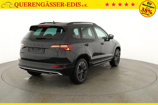 Skoda Karoq Sportline 4x4 2.0 TDI DSG Sportline, Pano, AHK, Navi, Matrix, AreaView, Side, Kamera, el. Klappe, FS-beheizbar, Winter 
