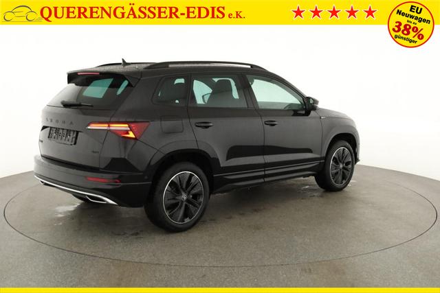 Skoda Karoq Sportline 4x4 2.0 TDI DSG Sportline, Pano, AHK, Navi, Matrix, AreaView, Side, Kamera, el. Klappe, FS-beheizbar, Winter 
