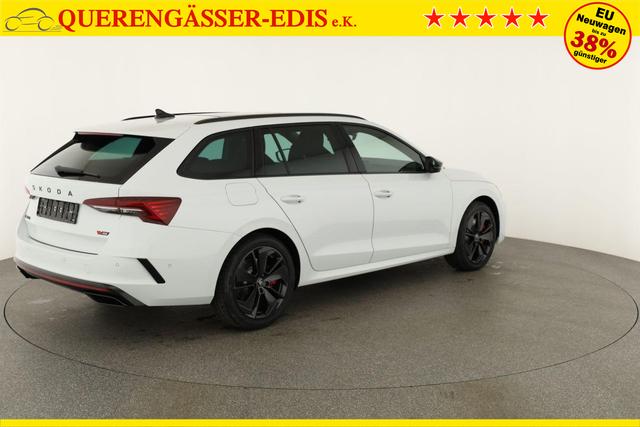 Skoda Octavia Combi 2.0 TSI 195 kW RS DSG, Pano, Standheizung, AHK, Navi, Matrix, Canton, Side, Winter, 5 J.-Garantie 