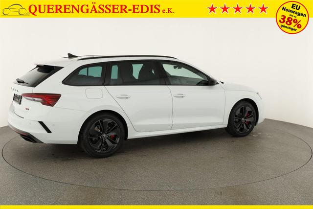 Skoda Octavia Combi 2.0 TSI 195 kW RS DSG, Pano, Standheizung, AHK, Navi, Matrix, Canton, Side, Winter, 5 J.-Garantie 
