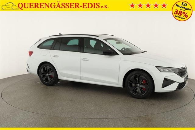 Skoda Octavia Combi 2.0 TSI 195 kW RS DSG, Pano, Standheizung, AHK, Navi, Matrix, Canton, Side, Winter, 5 J.-Garantie 
