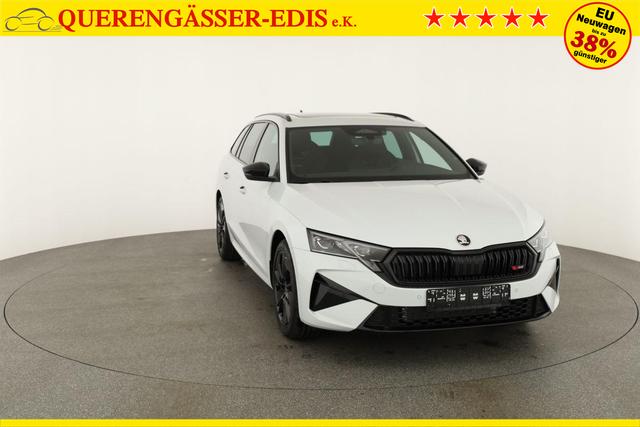 Skoda Octavia Combi 2.0 TSI 195 kW RS DSG, Pano, Standheizung, AHK, Navi, Matrix, Canton, Side, Winter, 5 J.-Garantie 