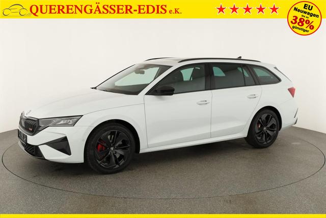 Skoda Octavia Combi 2.0 TSI 195 kW RS DSG, Pano, Standheizung, AHK, Navi, Matrix, Canton, Side, Winter, 5 J.-Garantie 
