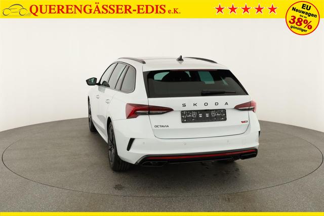 Skoda Octavia Combi 2.0 TSI 195 kW RS DSG, Pano, Standheizung, AHK, Navi, Matrix, Canton, Side, Winter, 5 J.-Garantie 