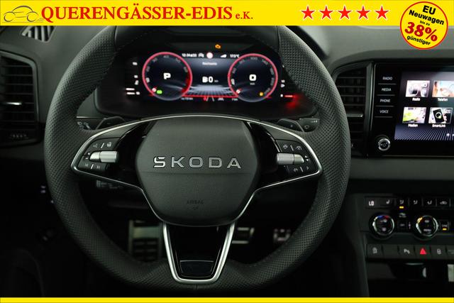 Skoda Karoq Sportline 4x4 2.0 TSI DSG Sportline, Pano, AHK, Navi, Matrix, Side, Winter, 5 J.-Garantie 