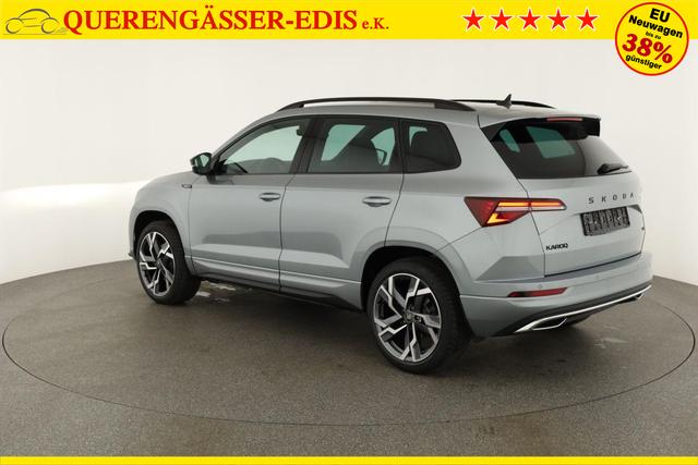 Skoda Karoq Sportline 4x4 2.0 TSI DSG Sportline, Pano, AHK, Navi, Matrix, Side, Winter, 5 J.-Garantie 