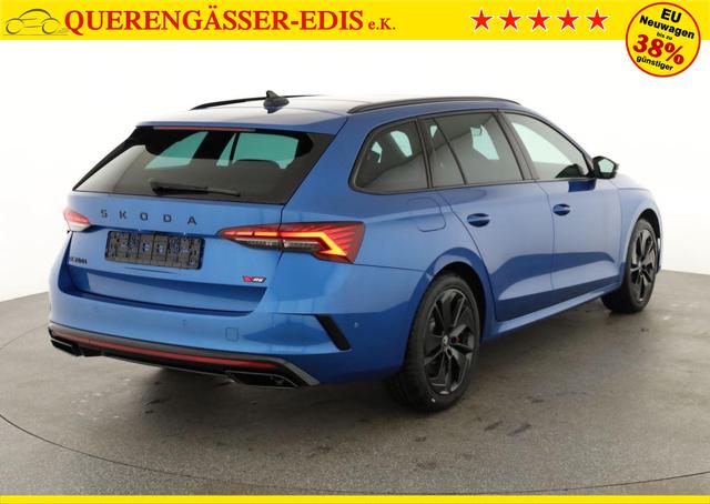 Skoda Octavia Combi 2.0 TSI 195 kW RS DSG, Pano, Standheizung, AHK, Navi, Matrix, Canton, Side, Winter, 5 J.-Garantie 